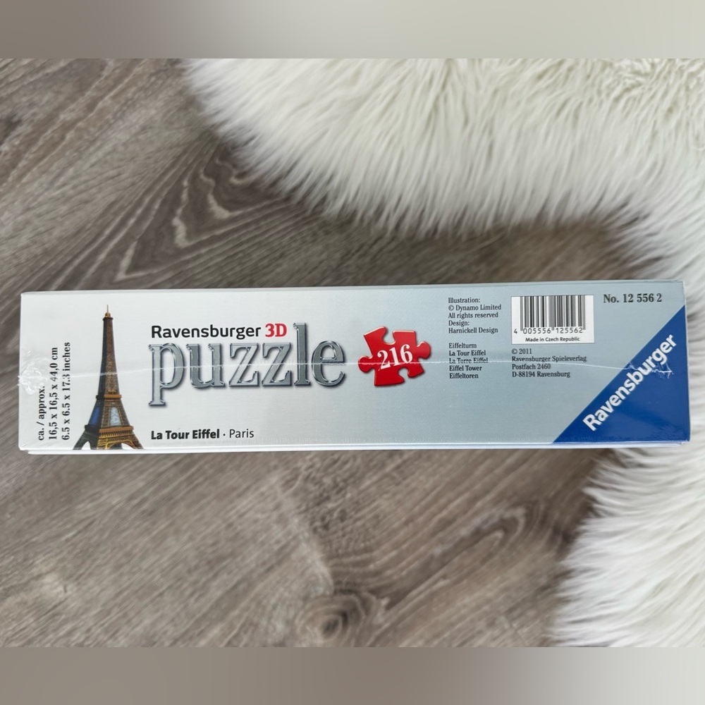 🌟 Ravensburger 3D Puzzle Building Eiffel Tower - 216 Pieces - Picture 3 of 7